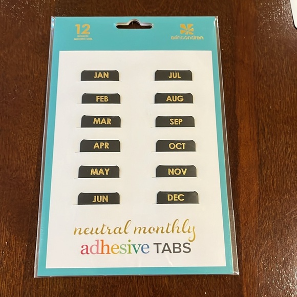 Erin Condren Bundle: Small Clutch, Travel Journal, adhesive monthly tabs, New - Picture 7 of 13